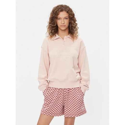 Reebok Bluza II5588 Różowy Regular Fit ze sklepu MODIVO w kategorii Bluzy damskie - zdjęcie 182651694