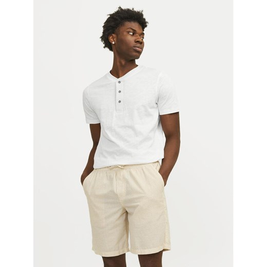 Jack&Jones T-Shirt Jprblunixs 12257965 Biały Slim Fit ze sklepu MODIVO w kategorii T-shirty męskie - zdjęcie 182651703