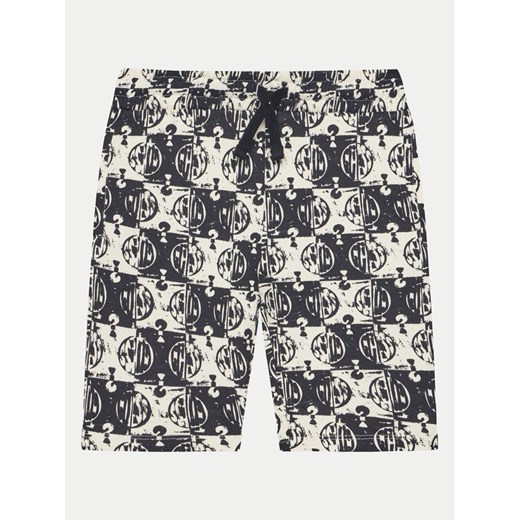 Guess Szorty materiałowe L5GD10 KA6R4 Czarny Relaxed Fit ze sklepu MODIVO w kategorii Spodenki chłopięce - zdjęcie 182651730