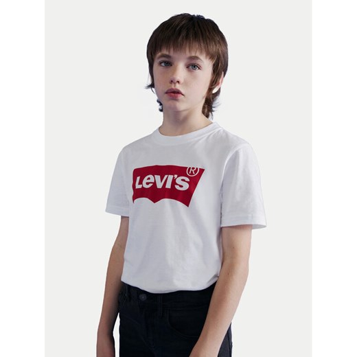 Levi's® T-Shirt 9E8157-001 Biały Regular Fit ze sklepu MODIVO w kategorii Bluzki dziewczęce - zdjęcie 182651764