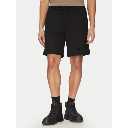 HUGO Szorty sportowe Dinkoe 50535260 Czarny Relaxed Fit ze sklepu MODIVO w kategorii Spodenki męskie - zdjęcie 182651781
