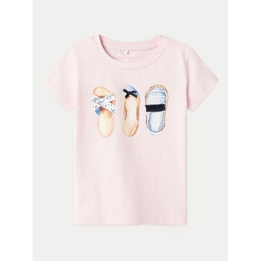 NAME IT T-Shirt Dessy 13241017 Różowy Standard Fit ze sklepu MODIVO w kategorii Bluzki dziewczęce - zdjęcie 182651783