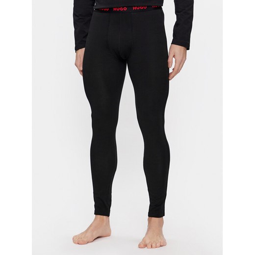 Hugo Kalesony Long John Linked 50485314 Czarny Skinny Fit ze sklepu MODIVO w kategorii Kalesony - zdjęcie 182651803