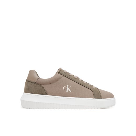 Calvin Klein Jeans Sneakersy Chunky Cupsole Mg Canvas YM0YM01219 Brązowy ze sklepu MODIVO w kategorii Buty sportowe męskie - zdjęcie 182651822