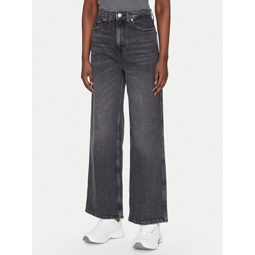 Tommy Jeans Jeansy Claire DW0DW20660 Szary Wide Leg ze sklepu MODIVO w kategorii Jeansy damskie - zdjęcie 182651841