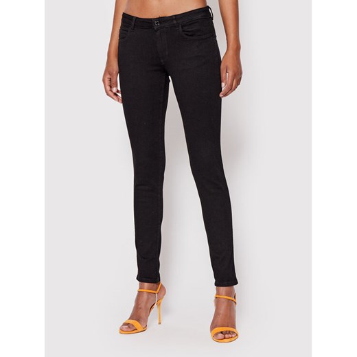 Guess Jeansy Curve X. W2YAJ2 D4PZ1 Czarny Skinny Fit ze sklepu MODIVO w kategorii Jeansy damskie - zdjęcie 182651843