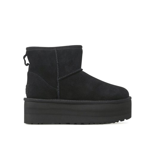 Ugg Śniegowce W Classic Mini Platform 1134991 Czarny ze sklepu MODIVO w kategorii Śniegowce damskie - zdjęcie 182651884