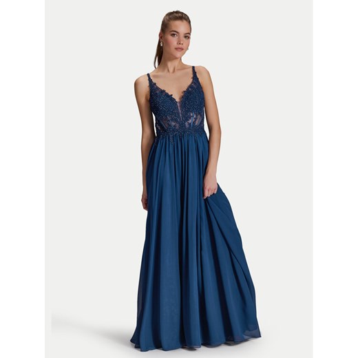 Hey Kyla Sukienka wieczorowa 5AI081HK Granatowy Slim Fit ze sklepu MODIVO w kategorii Sukienki - zdjęcie 182651912