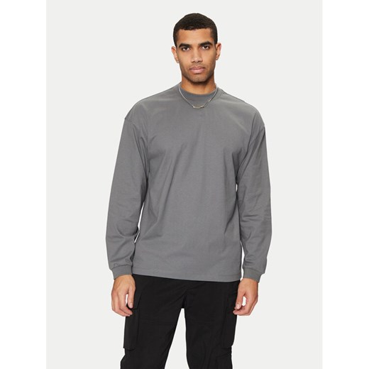 HUGO Bluza Daposo 50511029 Szary Relaxed Fit ze sklepu MODIVO w kategorii Bluzy męskie - zdjęcie 182651970