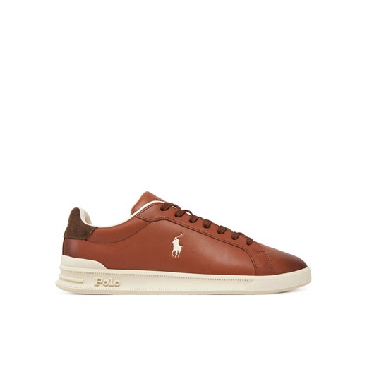 Polo Ralph Lauren Sneakersy Heritage Court II 809965073001 Brązowy ze sklepu MODIVO w kategorii Buty sportowe męskie - zdjęcie 182652014