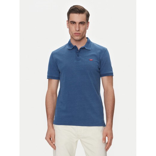 Levi's® Polo Housemark 35883-0271 Niebieski Straight Fit ze sklepu MODIVO w kategorii T-shirty męskie - zdjęcie 182652023