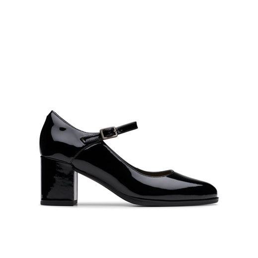 Clarks Półbuty Freva 55 Strap 26181337 Czarny ze sklepu MODIVO w kategorii Czółenka - zdjęcie 182652041