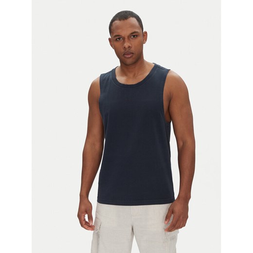 BOSS Tank top 50536739 Granatowy Regular Fit ze sklepu MODIVO w kategorii T-shirty męskie - zdjęcie 182652052