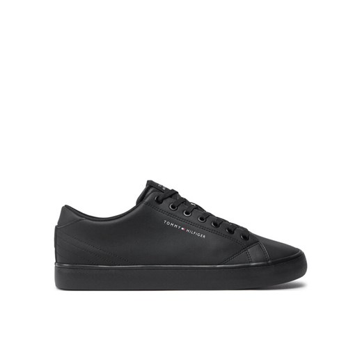 Tommy Hilfiger Sneakersy Th Hi Vulc Core Low Leather FM0FM05041 Czarny ze sklepu MODIVO w kategorii Buty sportowe męskie - zdjęcie 182652111