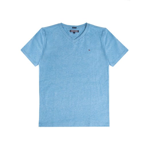 Tommy Hilfiger T-Shirt KB0KB04142 S Błękitny Regular Fit ze sklepu MODIVO w kategorii T-shirty chłopięce - zdjęcie 182652112