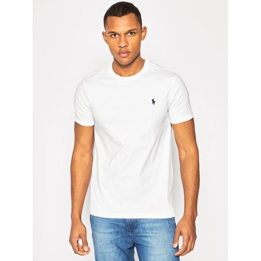 Polo Ralph Lauren T-Shirt 710680785 Biały Custom Slim Fit ze sklepu MODIVO w kategorii T-shirty męskie - zdjęcie 182652114