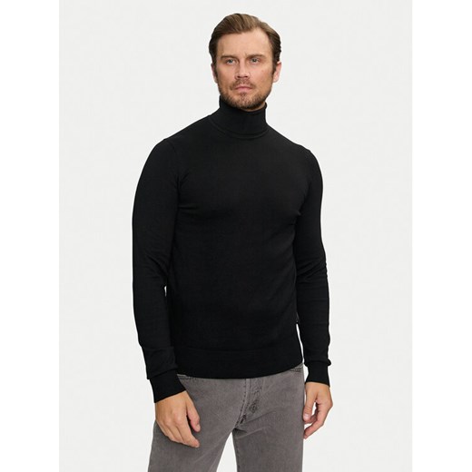 Richmond X Golf Cusma UMA24016LU Czarny Slim Fit ze sklepu MODIVO w kategorii Swetry męskie - zdjęcie 182652214