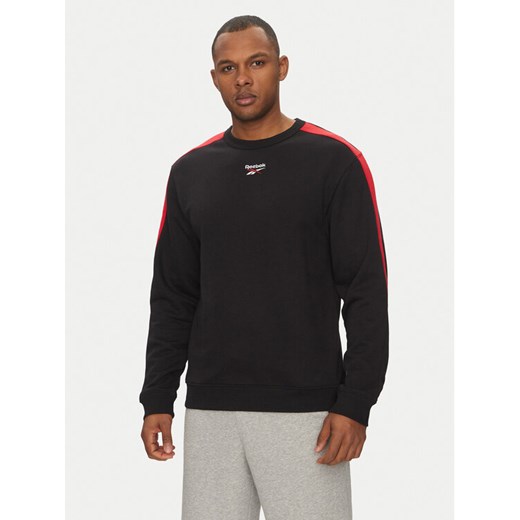 Reebok Bluza 100215502 Czarny Regular Fit ze sklepu MODIVO w kategorii Bluzy męskie - zdjęcie 182652262