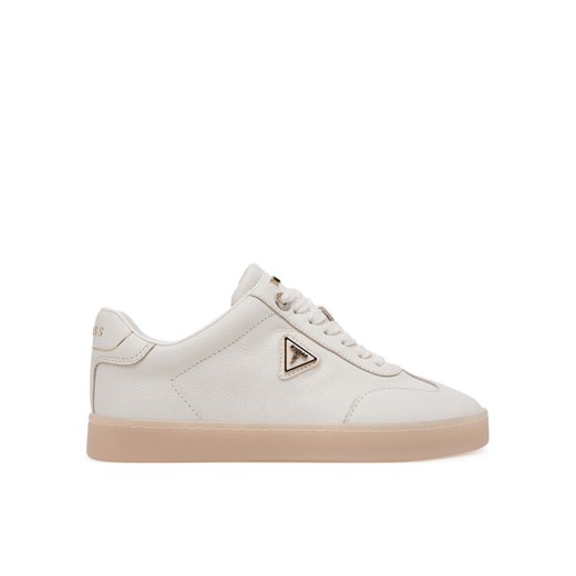 Guess Sneakersy FLJJAZ LEA12 Beżowy ze sklepu MODIVO w kategorii Buty sportowe damskie - zdjęcie 182652310