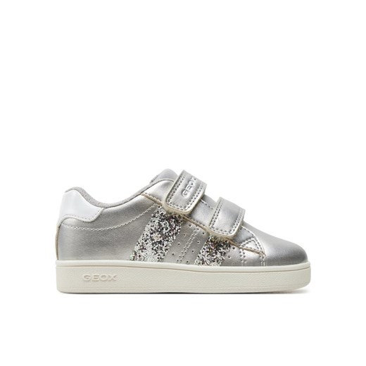 Geox Sneakersy J Eclyper Girl J45LRA 000NF C1007 M Srebrny ze sklepu MODIVO w kategorii Trampki dziecięce - zdjęcie 182652382
