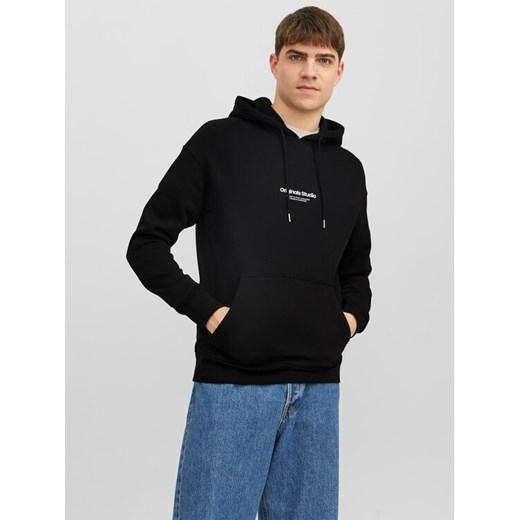 Jack&Jones Bluza Vesterbro 12241687 Czarny Relaxed Fit ze sklepu MODIVO w kategorii Bluzy męskie - zdjęcie 182652421