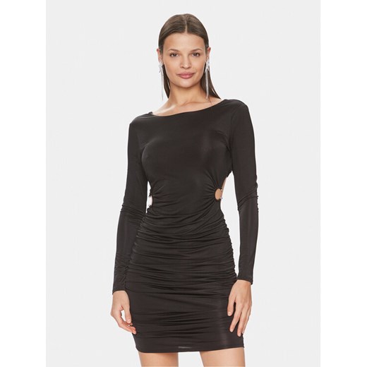 Guess Sukienka koktajlowa Alexia W4GK75 KBAC2 Czarny Slim Fit ze sklepu MODIVO w kategorii Sukienki - zdjęcie 182652464