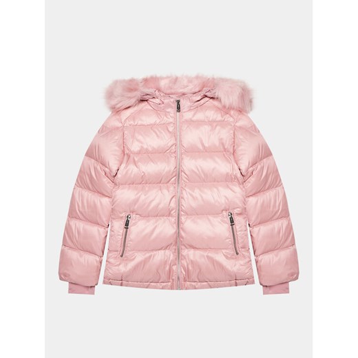 Guess Kurtka zimowa J3BL12 WB080 Różowy Regular Fit ze sklepu MODIVO w kategorii Kurtki dziewczęce - zdjęcie 182652474