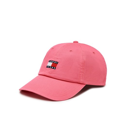Tommy Jeans Czapka z daszkiem Heritage AW0AW15848 Różowy ze sklepu MODIVO w kategorii Czapki z daszkiem damskie - zdjęcie 182652502