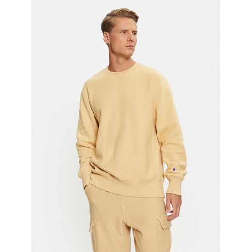 Champion Bluza 218904 Beżowy Regular Fit ze sklepu MODIVO w kategorii Bluzy męskie - zdjęcie 182652542