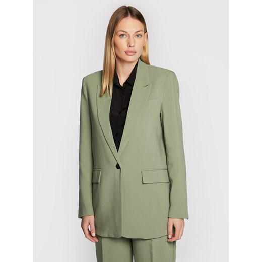 Bruuns Bazaar Marynarka Cindy Sus Frida BBW2548 Zielony Loose Fit ze sklepu MODIVO w kategorii Marynarki damskie - zdjęcie 182652564