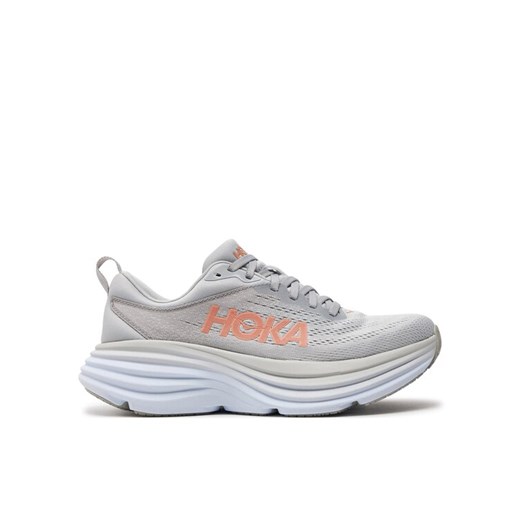 Hoka Buty do biegania Bondi 8 1127952 Szary ze sklepu MODIVO w kategorii Buty sportowe damskie - zdjęcie 182652592