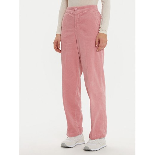 United Colors Of Benetton Spodnie materiałowe 4HA2DF07I Różowy Regular Fit ze sklepu MODIVO w kategorii Spodnie damskie - zdjęcie 182652633