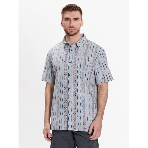 Quiksilver Koszula Tracks EQYWT04463 Szary Regular Fit ze sklepu MODIVO w kategorii Koszule męskie - zdjęcie 182652670