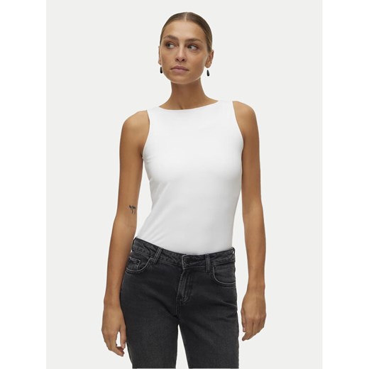 Vero Moda Top Million 10305800 Biały Regular Fit ze sklepu MODIVO w kategorii Bluzki damskie - zdjęcie 182652682