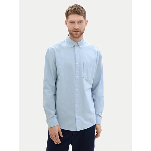 Tom Tailor Koszula 1042640 Niebieski Regular Fit ze sklepu MODIVO w kategorii Koszule męskie - zdjęcie 182652692
