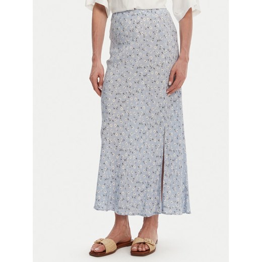 Pieces Spódnica midi Nya 17147811 Błękitny Regular Fit ze sklepu MODIVO w kategorii Spódnice - zdjęcie 182652704