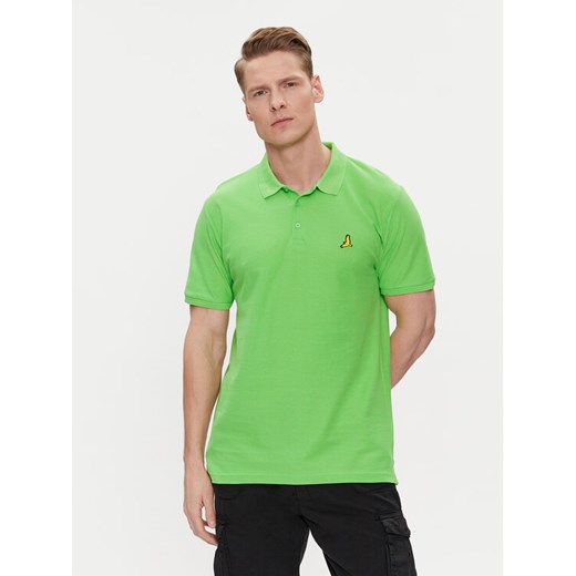Brave Soul Polo MPS-149IMAIB Zielony Straight Fit ze sklepu MODIVO w kategorii T-shirty męskie - zdjęcie 182652742