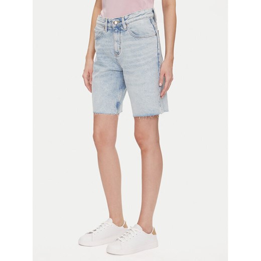 Lee Szorty jeansowe Rider 112363533 Niebieski Loose Fit ze sklepu MODIVO w kategorii Szorty - zdjęcie 182652770