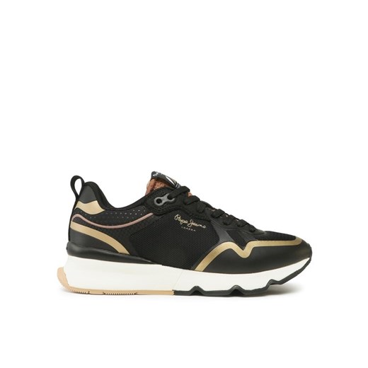 Pepe Jeans Sneakersy PLS31517 Czarny ze sklepu MODIVO w kategorii Buty sportowe damskie - zdjęcie 182652822