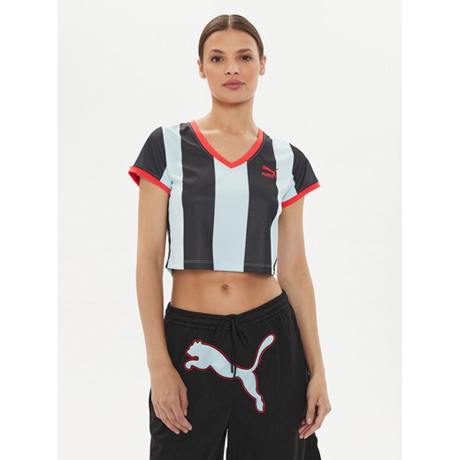 Puma T-Shirt DUA LIPA 536637 Kolorowy Slim Fit ze sklepu MODIVO w kategorii Bluzki damskie - zdjęcie 182652823