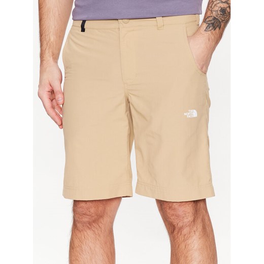 The North Face Szorty sportowe Tanken NF0A2S85 Beżowy Regular Fit ze sklepu MODIVO w kategorii Spodenki męskie - zdjęcie 182652883