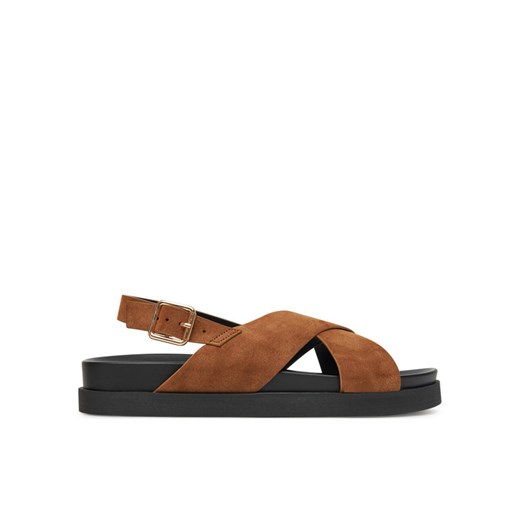 ONLY Shoes Sandały Onlminnie 2 15253212 Brązowy ze sklepu MODIVO w kategorii Sandały damskie - zdjęcie 182652944