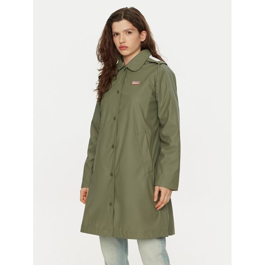 Hunter Kurtka przeciwdeszczowa Benja HARW0020242 Zielony Regular Fit ze sklepu MODIVO w kategorii Kurtki damskie - zdjęcie 182652992