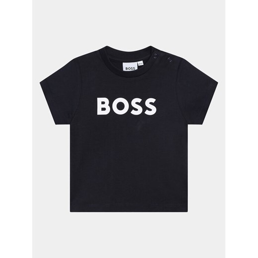 Boss T-Shirt J05P12 M Granatowy Regular Fit ze sklepu MODIVO w kategorii T-shirty chłopięce - zdjęcie 182653091