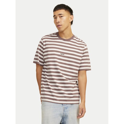 Jack&Jones T-Shirt Vesterbro 12265748 Beżowy Relaxed Fit ze sklepu MODIVO w kategorii T-shirty męskie - zdjęcie 182653123