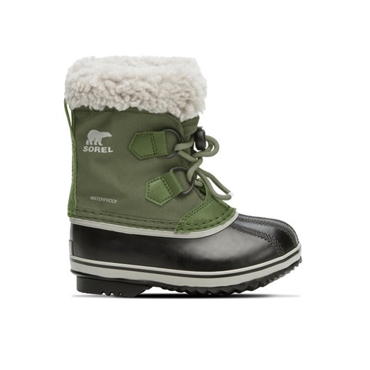 Sorel Śniegowce Yoot Pac™ Nylon Wp 2114112371 Zielony ze sklepu MODIVO w kategorii Buty zimowe dziecięce - zdjęcie 182653164