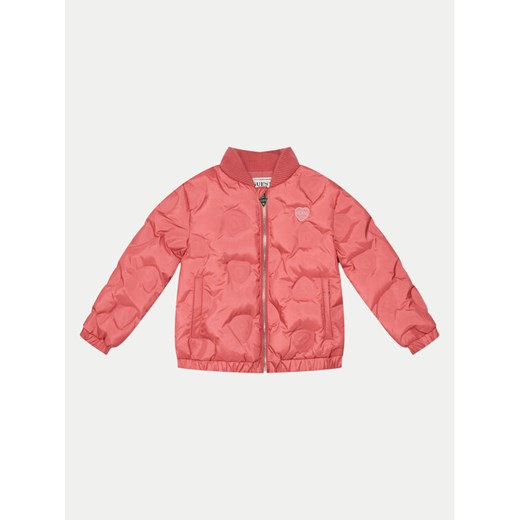 Guess Kurtka przejściowa K5RL03 WCFM0 Różowy Regular Fit ze sklepu MODIVO w kategorii Kurtki dziewczęce - zdjęcie 182653171