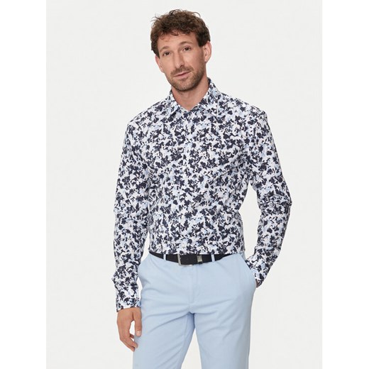 Boss Koszula H-Hank-Kent-C1-214 50512851 Niebieski Slim Fit ze sklepu MODIVO w kategorii Koszule męskie - zdjęcie 182653190
