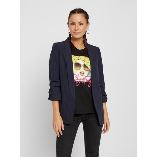 Pieces Marynarka 17090996 Granatowy Regular Fit ze sklepu MODIVO w kategorii Marynarki damskie - zdjęcie 182653244