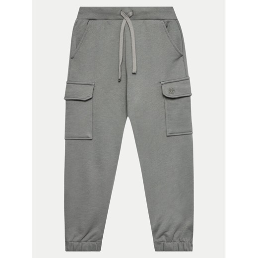 United Colors Of Benetton Spodnie dresowe 3FWYGF045 Szary Regular Fit ze sklepu MODIVO w kategorii Spodnie chłopięce - zdjęcie 182653303